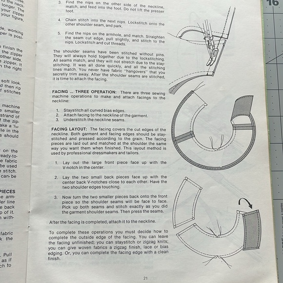 Sewing without Pins for Everyone by Ruth Oblander by Sew Fit Co. copyright 1977 - Picture 9 of 10